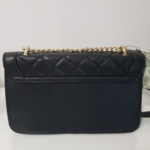 Badgley Mischka Vegan Leather Studded Crossbody in Black - Picture 3 of 10